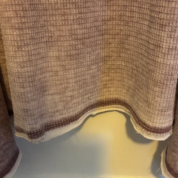 Free People Women's V-Neck Long Sleeve Top - Purple - Picture 5 of 5